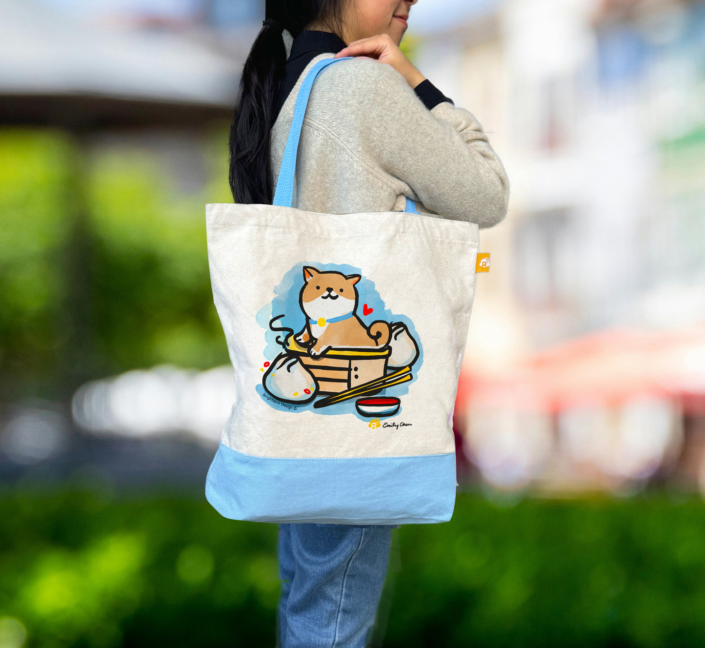 Matcha Medium Canvas Tote Bag