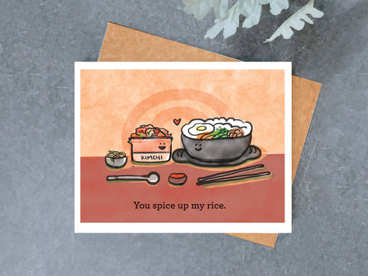 Kimchi Rice Card