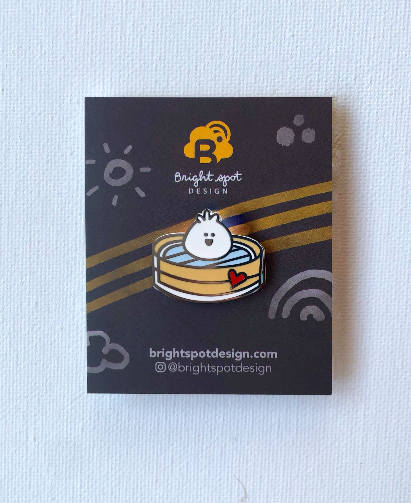 Dumpling Enamel Pin
