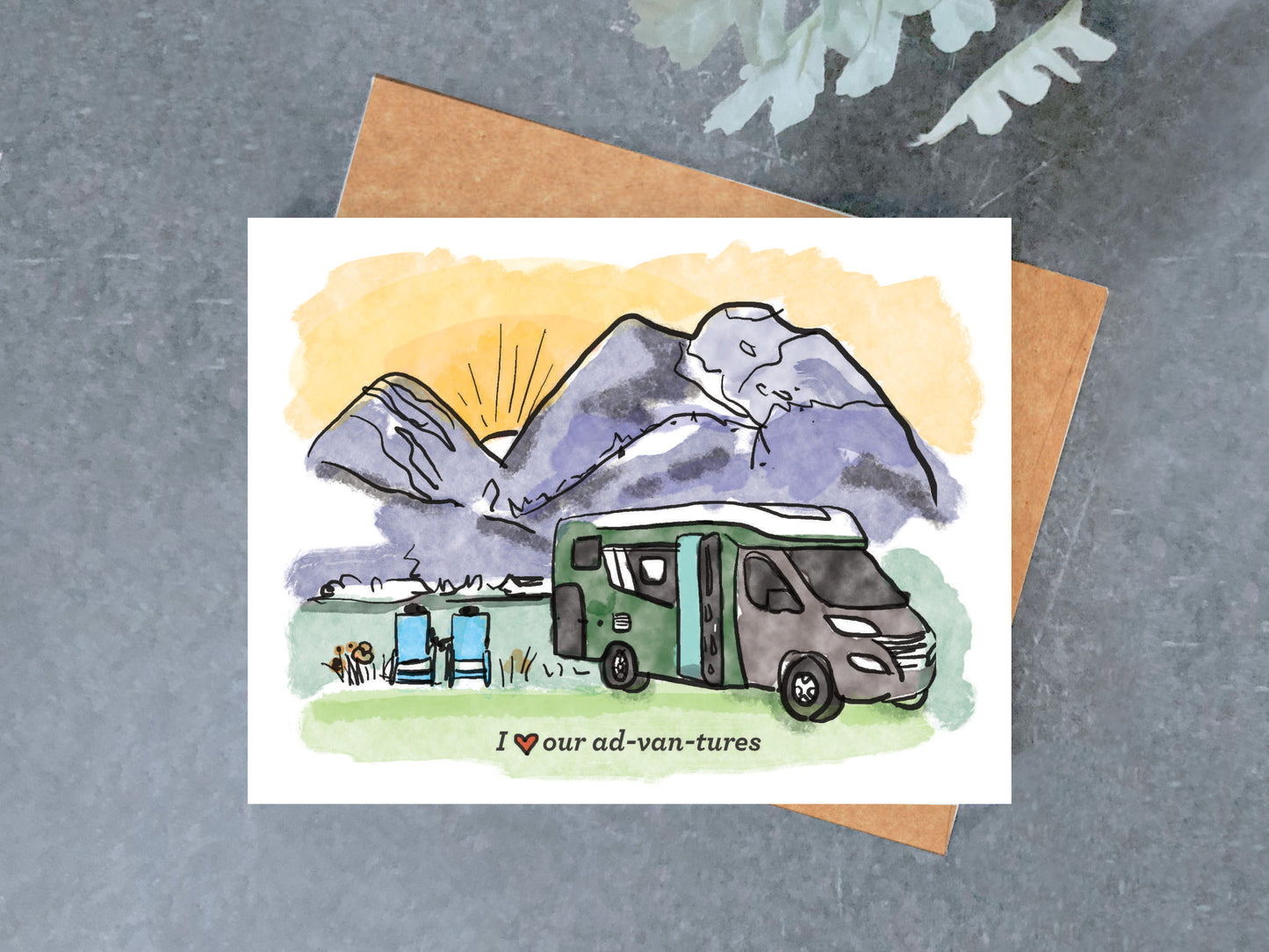 Love Our Ad-van-tures Card
