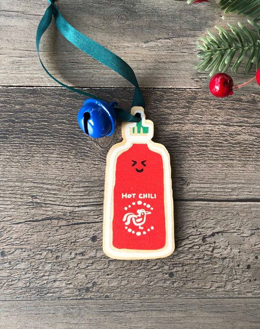 Silly Sriracha Ornament