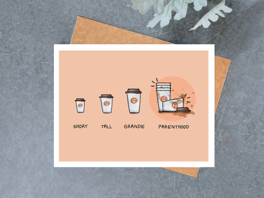 Coffee Parenthood Card