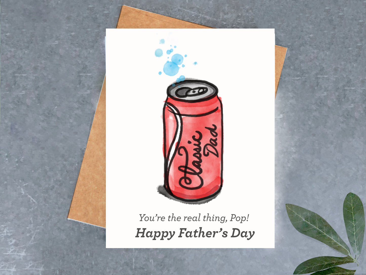 Coke Classic Dad Card