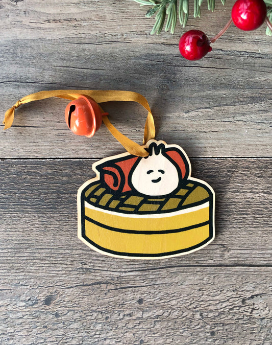 Dozing Dumpling Ornament