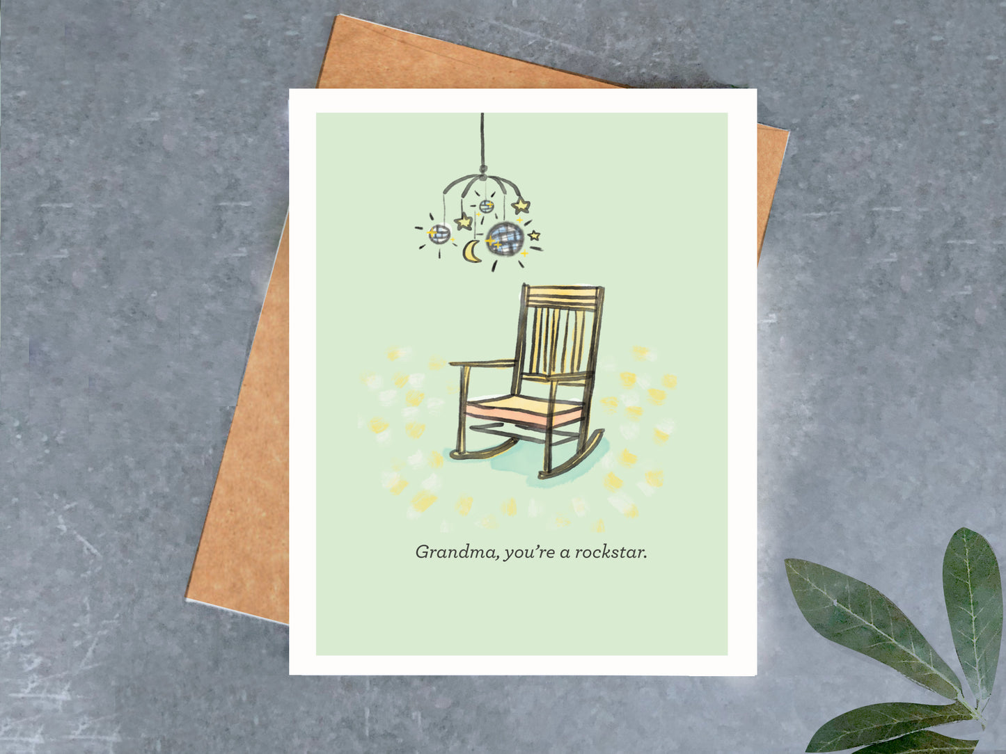 Grandma Rockstar Card
