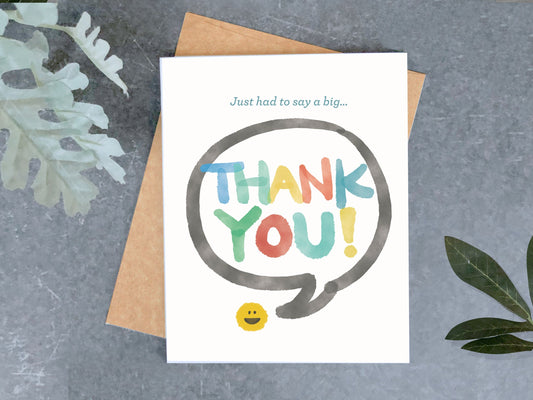 BIG Thanks Card