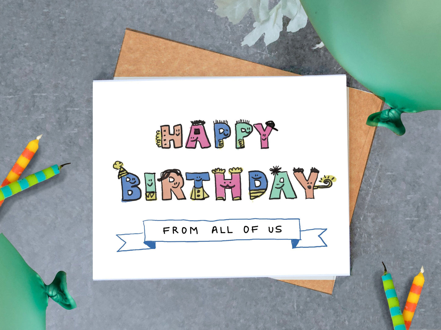From All of Us Birthday Card