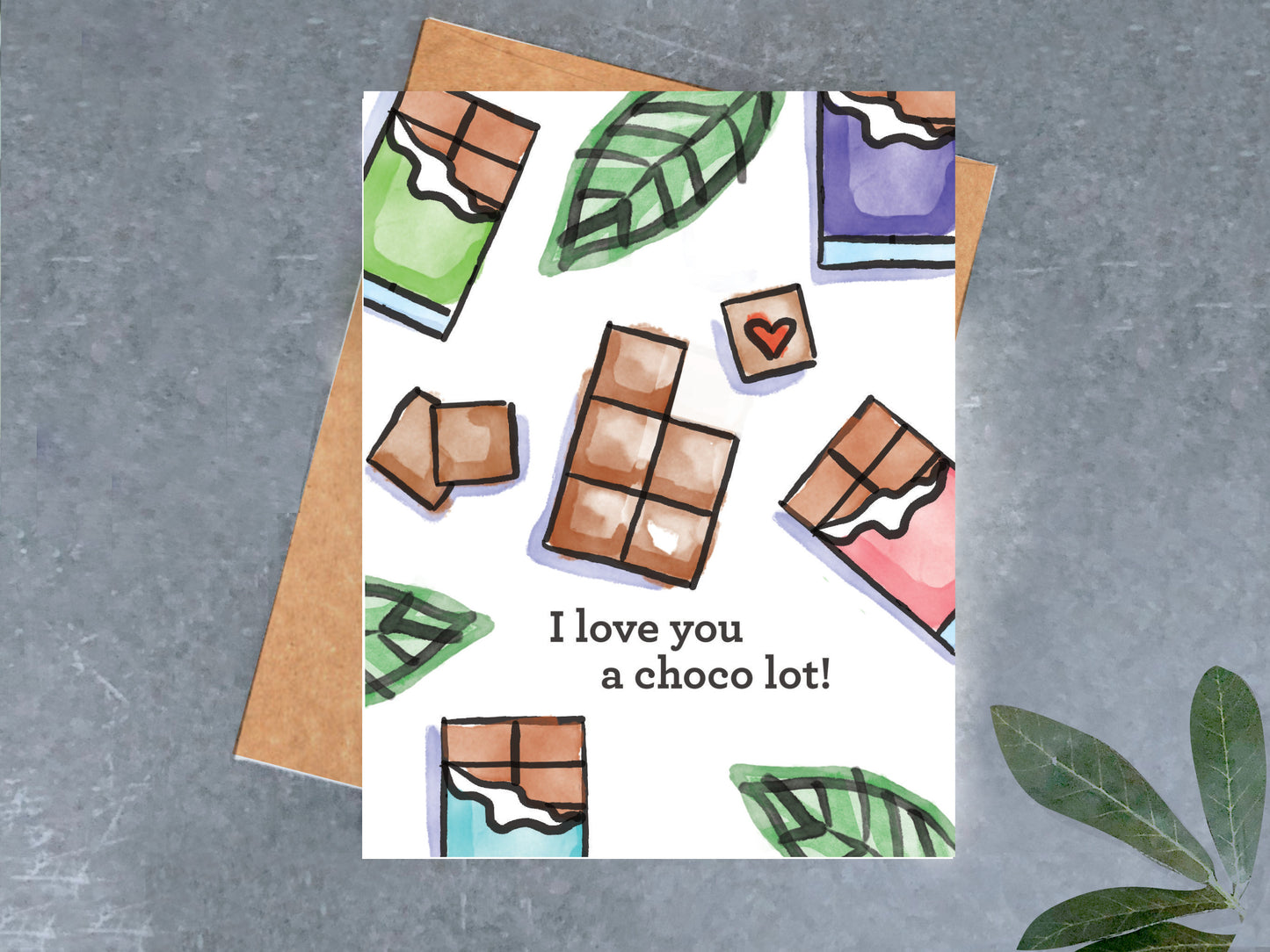 Love You Choco-lot Card