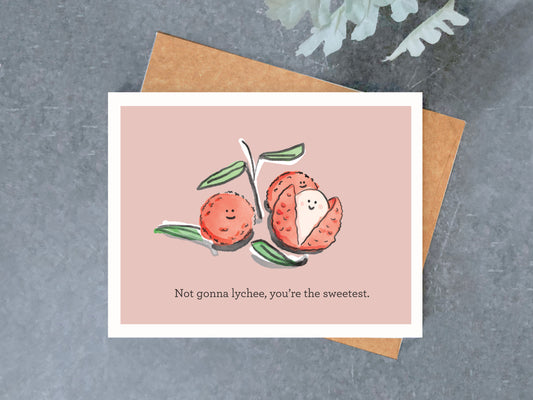 Lychee Sweetest Card