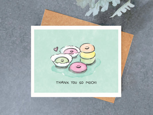 Mochi Thanks Card