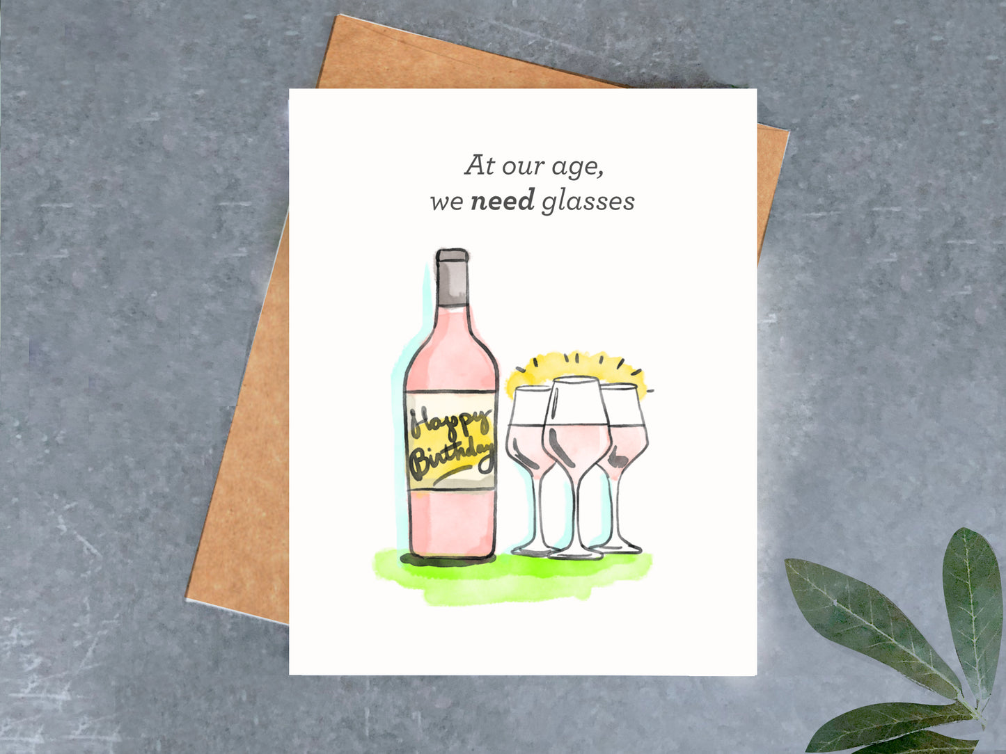 Birthday Glasses Card