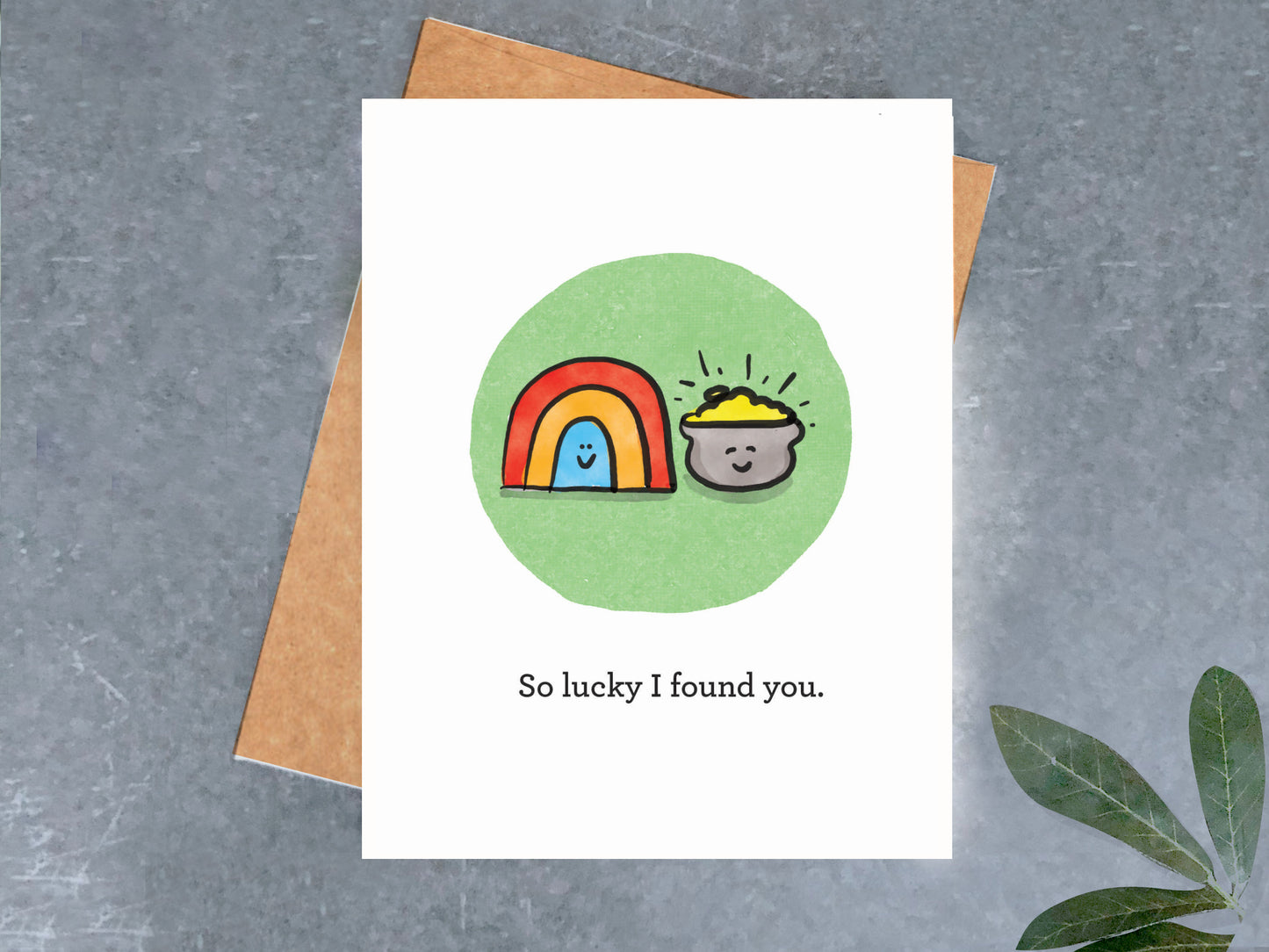 Rainbow Lucky Card