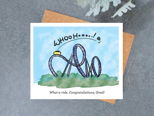 Wild Ride Graduation Card