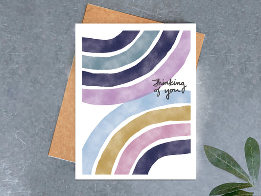 Rainbow Thinking of You Card
